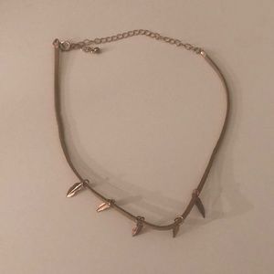 Nude Leaf Choker